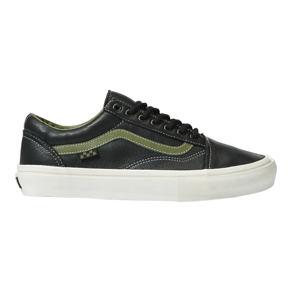 Vans Unisex Skate Old Skool Butter Black/Olive Green Shoes ~ Sz Men 7.5 Women 9 - Picture 3 of 7